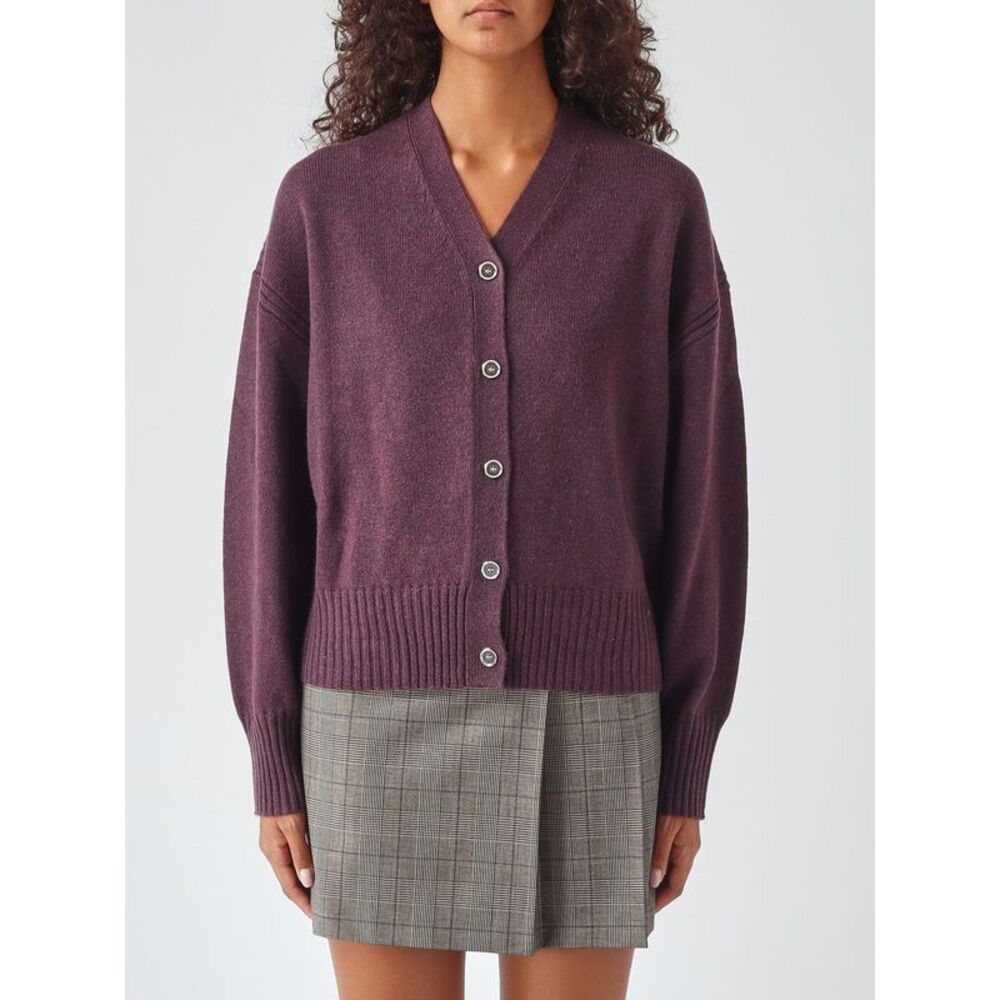Pinko Women V-Neck Wool And Cashmere Blend Cardigan Pinko With Button Closure